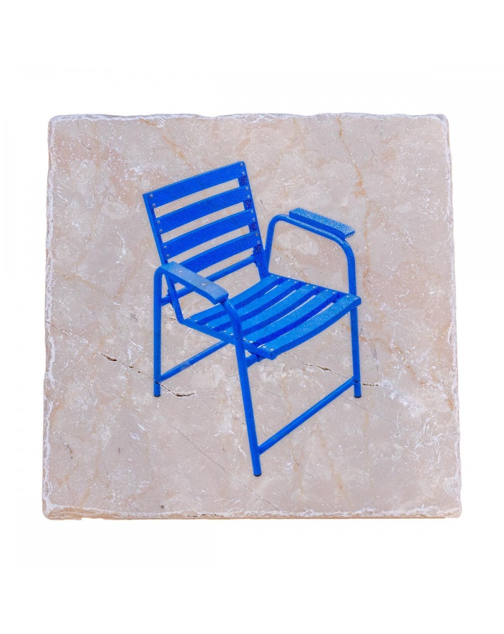 Dessous de plat en marbre - Chaise Bleue
